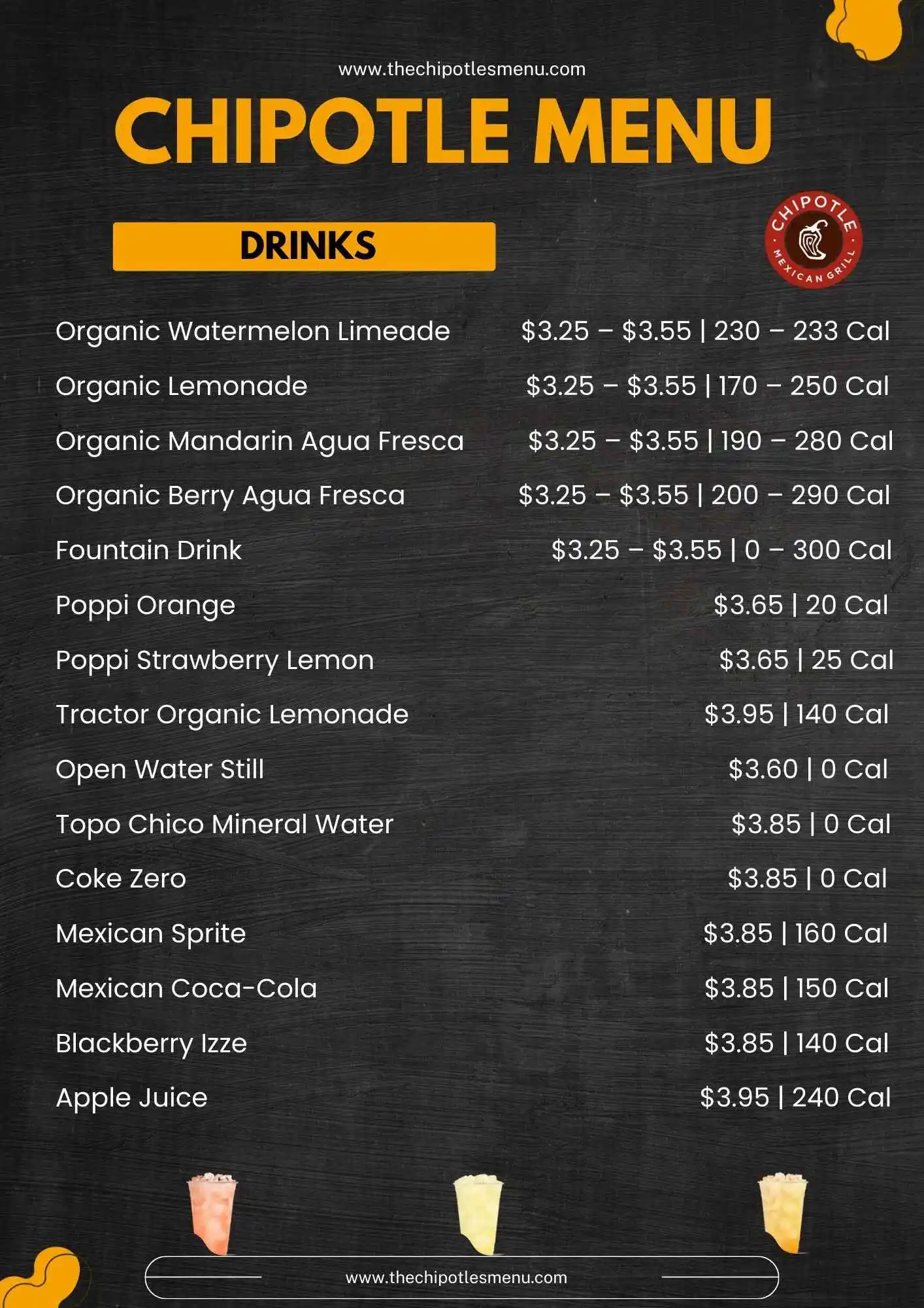 Chipotle Drinks