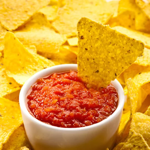 Chips & Roasted Chili-corn Salsa
