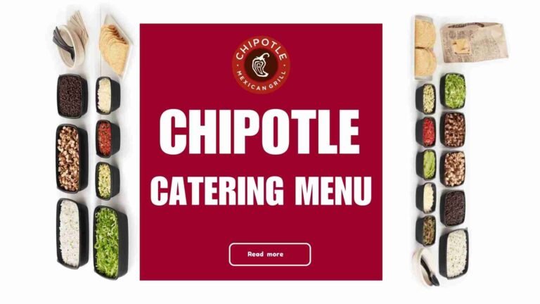 Chipotle Catering Menu