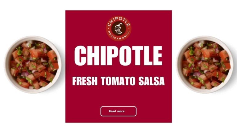 Chipotle Fresh Tomato Salsa