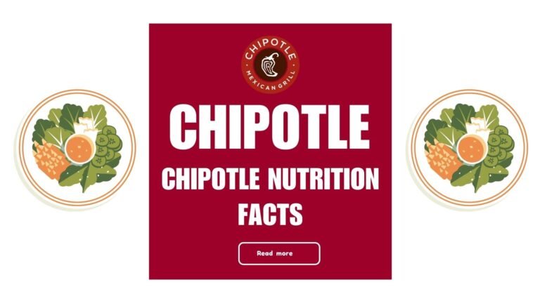 Chipotle Nutrition Facts