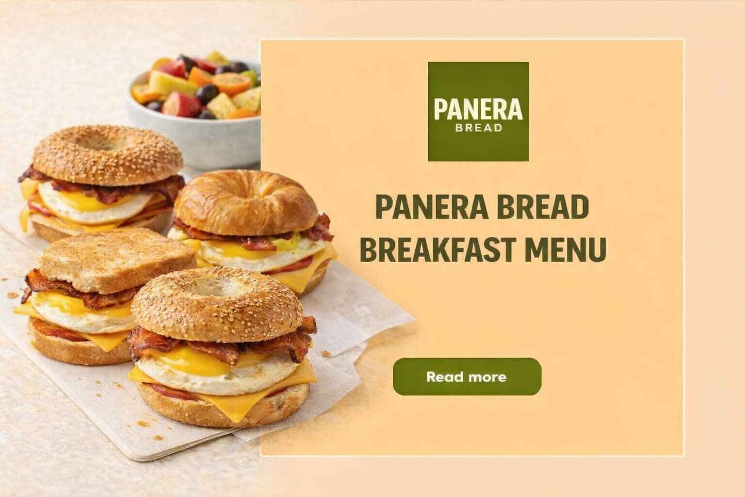Panera Bread Breakfast